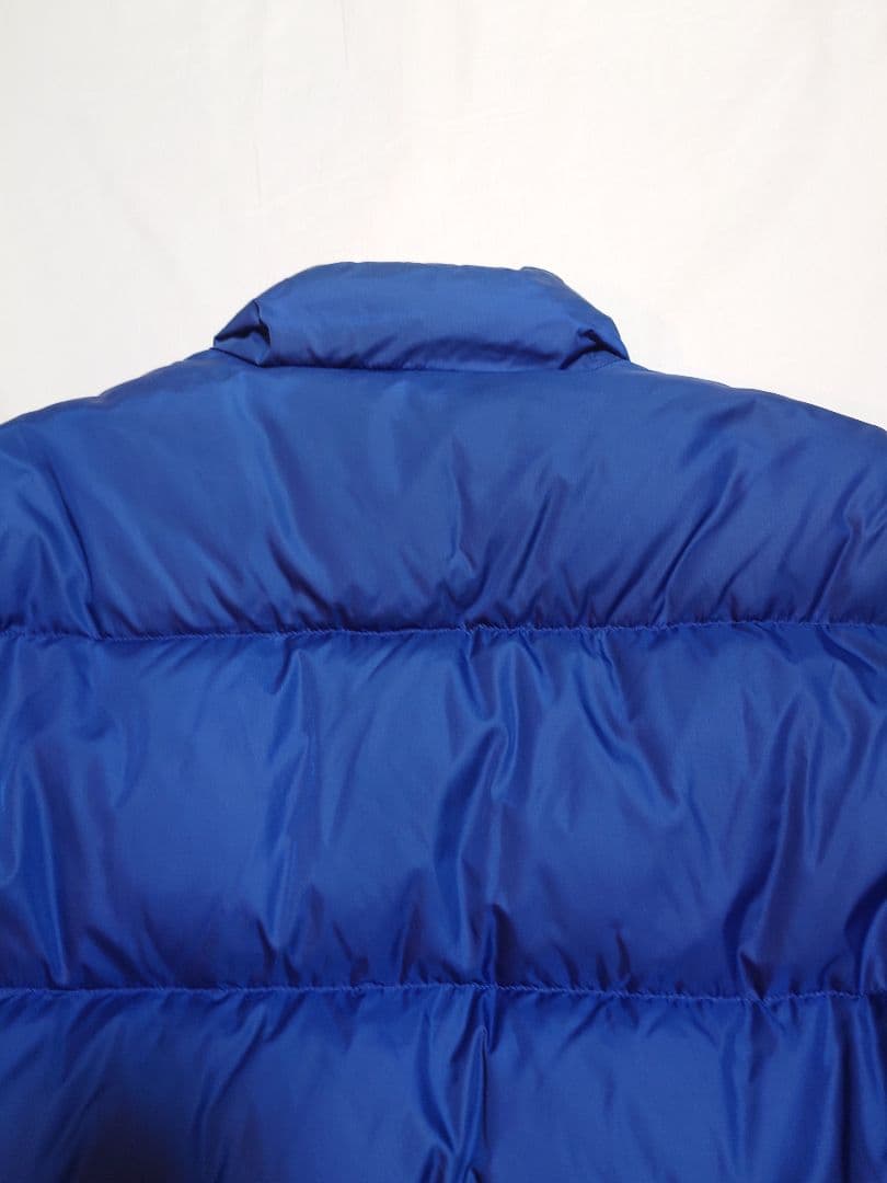 90s エルエルビーン LLBean 青 ダウンジャケット 刺繍ロゴ - メルカリ