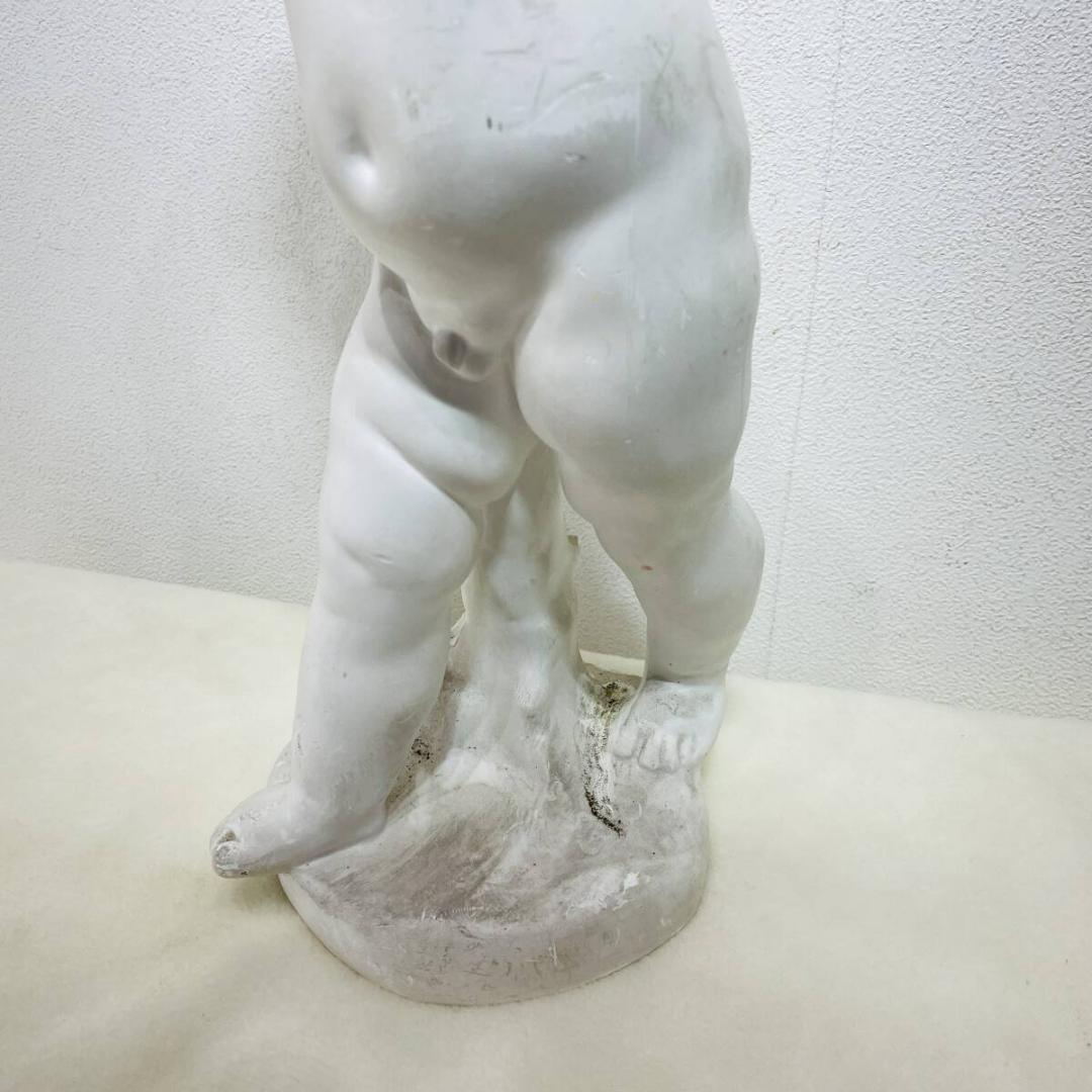 石膏像 小児立像 キューピット 美術 小僧 助川 重さ2.3キロ X905