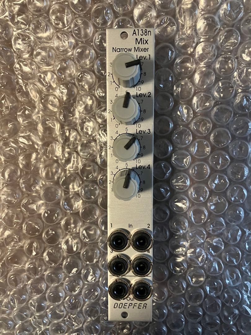Doepfer A138n Narrow Mixer モジュラーシンセサイザー Doepfer | A-138n Narrow Mixer | 新品ユーロラック・モジュラー