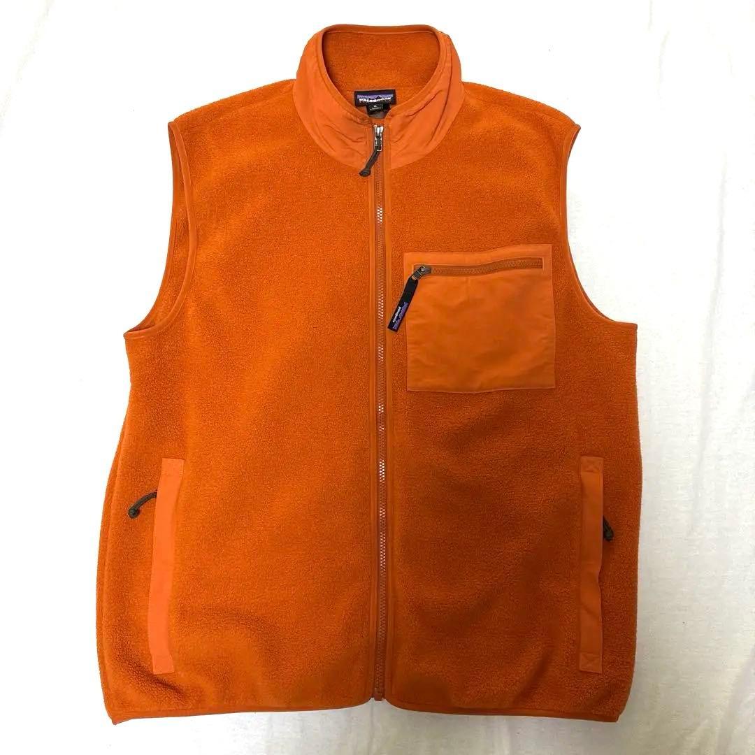 Patagonia Synchilla ベスト XL オレンジ パタゴニア)Patagonia Mens Synchilla Fleece Vest メンズ