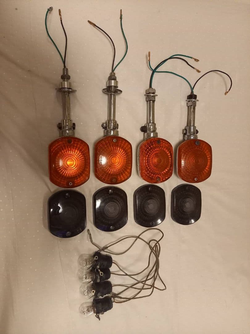 Z400FX純正ウインカー4個純正ウインカー電球配線4本当時物希少品ミラー