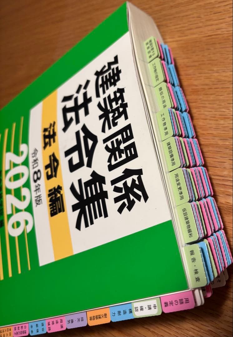 令和8年 建築関係法令集 B5版線引インデックス済一級建築士 総合資格