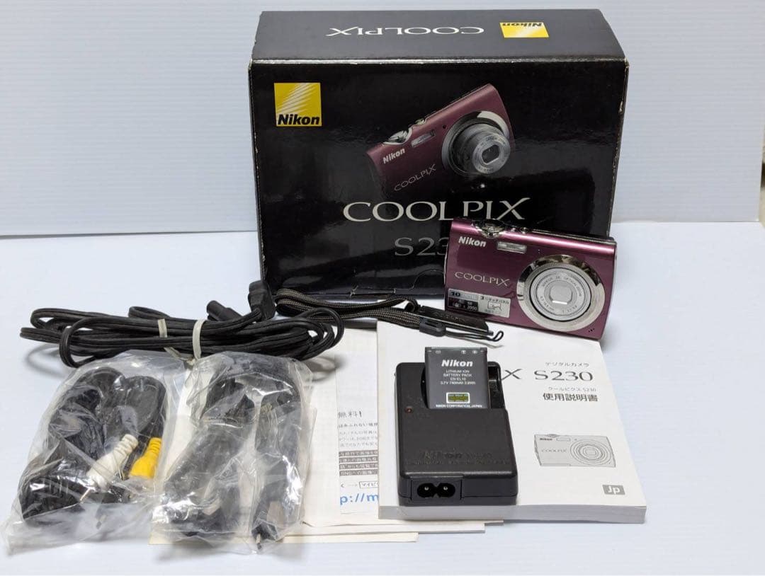 566 完動品 Nikon coolpix S230 コンデジ デジカメ - メルカリ