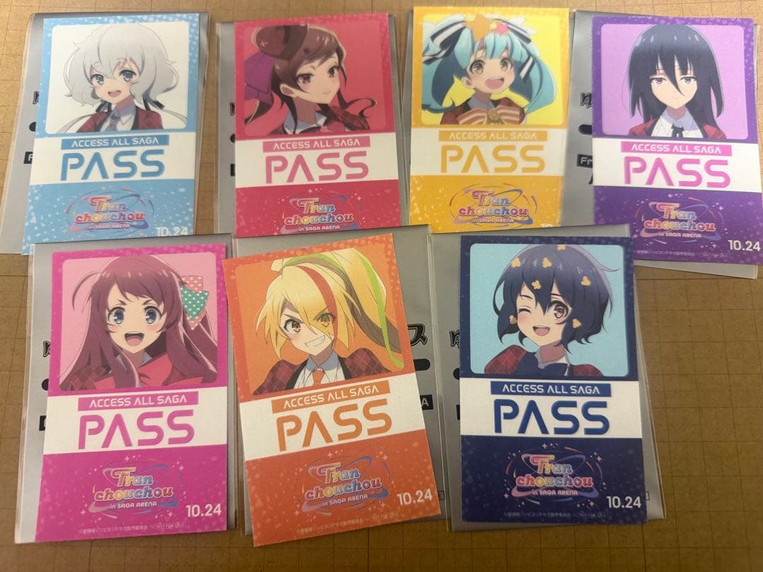 映画　ゾンビランドサガ　 入場者特典　バックヤードパス風 ステッカー コンプ 水野愛 ゾンビランドサガ 入場者プレゼント バックヤードパス風