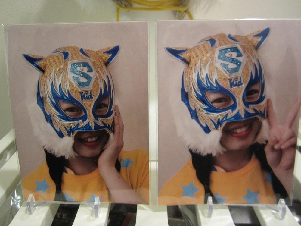 スターダム スターライト・キッド 直筆サイン入り 試合使用マスク 初期