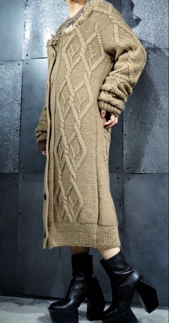 KEISUKEYOSHIDA Neck Broken Cardigan