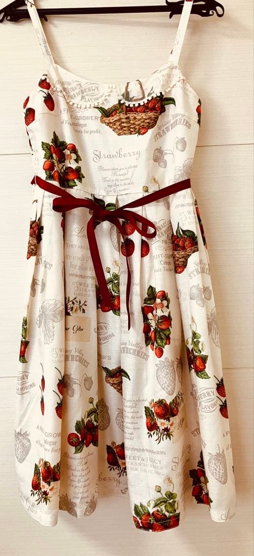 Leur Getter ストロベリーキャミワンピース 楽天市場】Leur Getter / Sweet Strawberry キャミワンピース