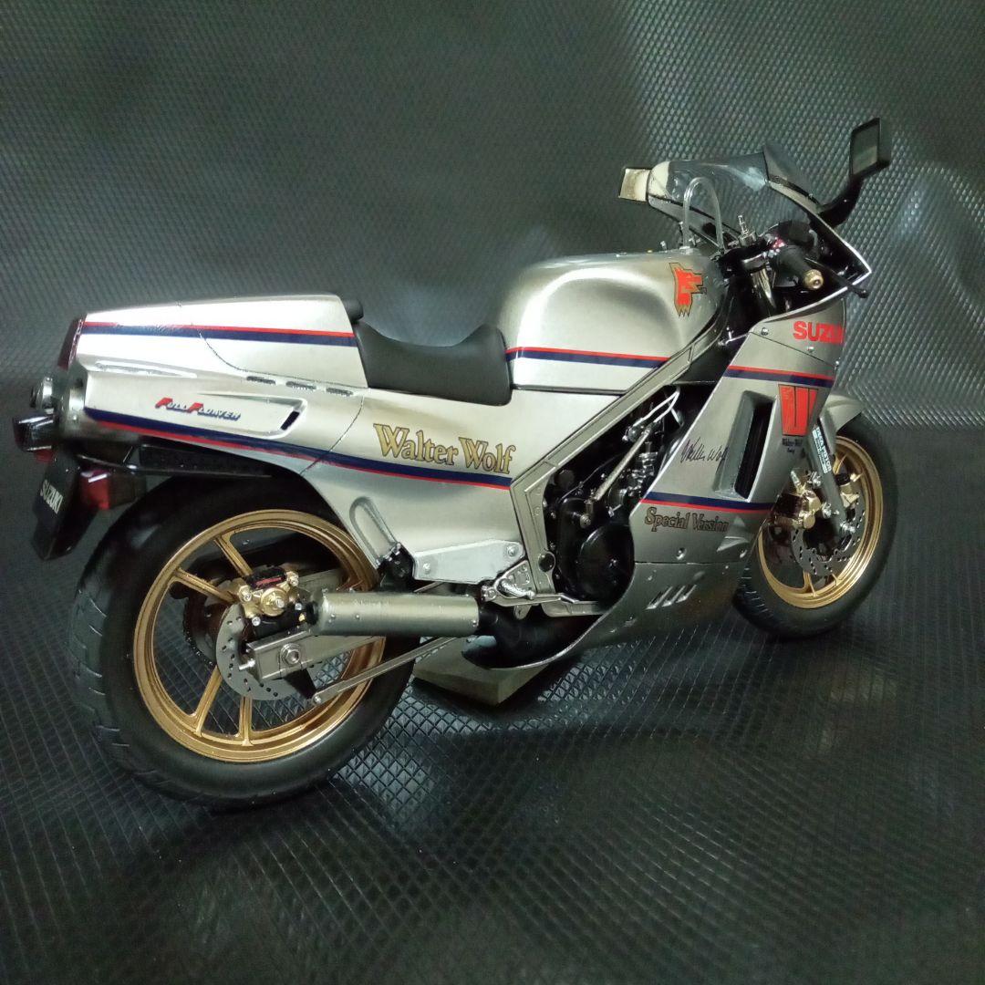 ハセガワ SUZUKI RG500Γ ウォルターウルフ プラモデル完成品 - メルカリ