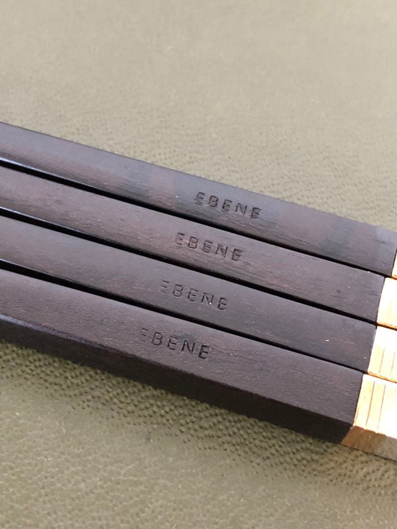 未使用 Christofle EBENE 箸 黒檀 クリストフル エボニー - メルカリ