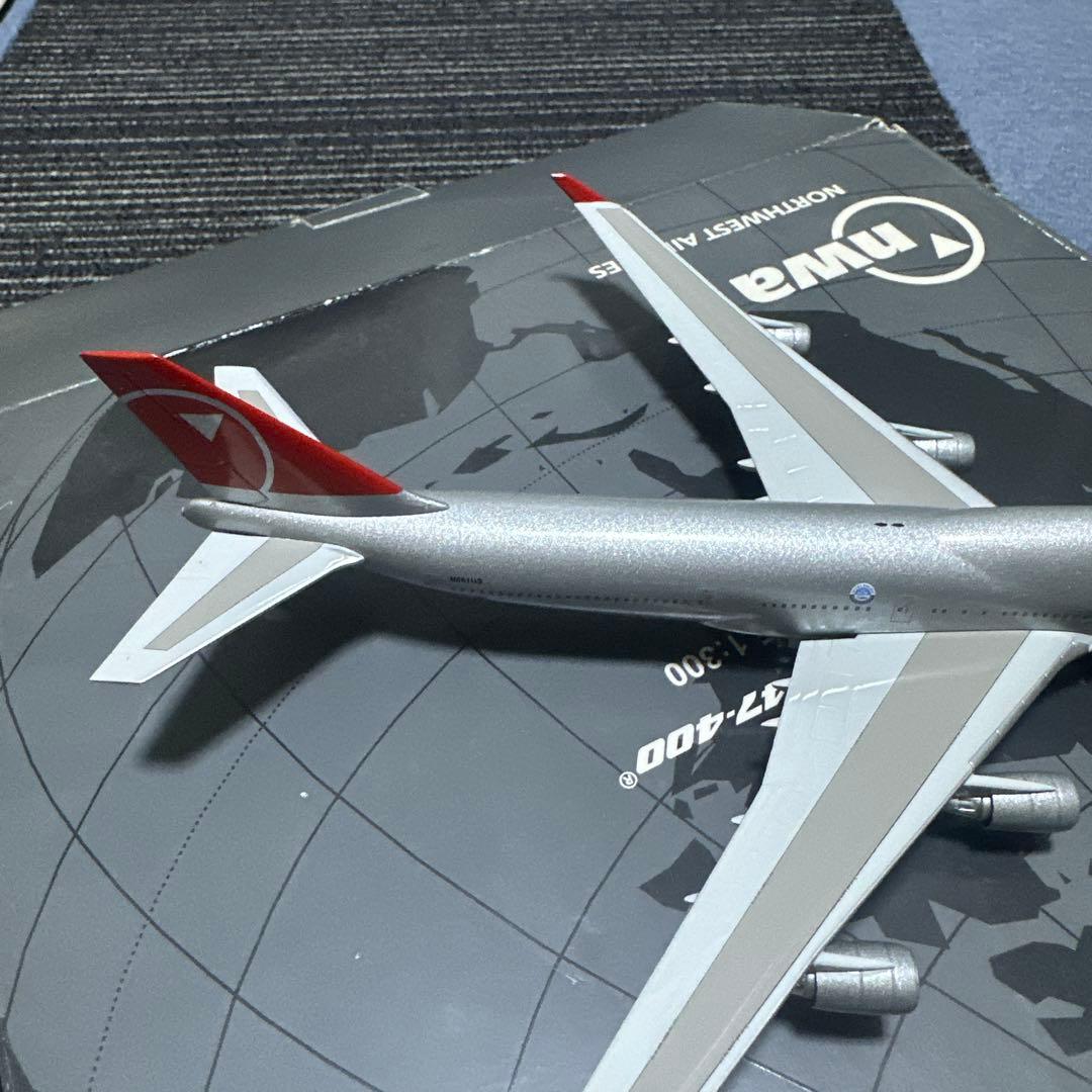 ノースウエストB747-400 1/300 hogan限定品未展示 NWA 貴重 - メルカリ