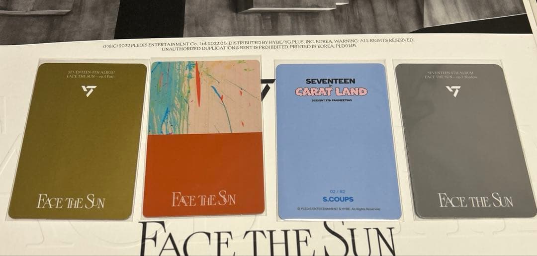 エスクプス S. COUPS face the sun トレカ セブチ - メルカリ