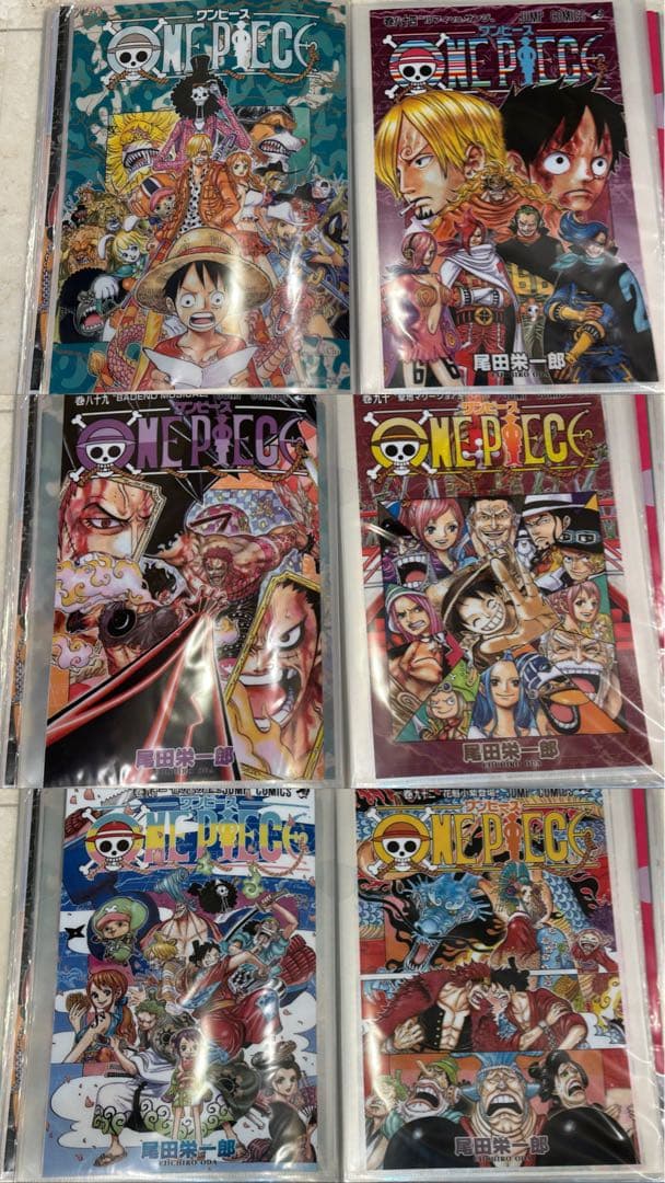 ワンピースA4クリアファイル ONE PIECEコミックカバー 投票 一番くじ