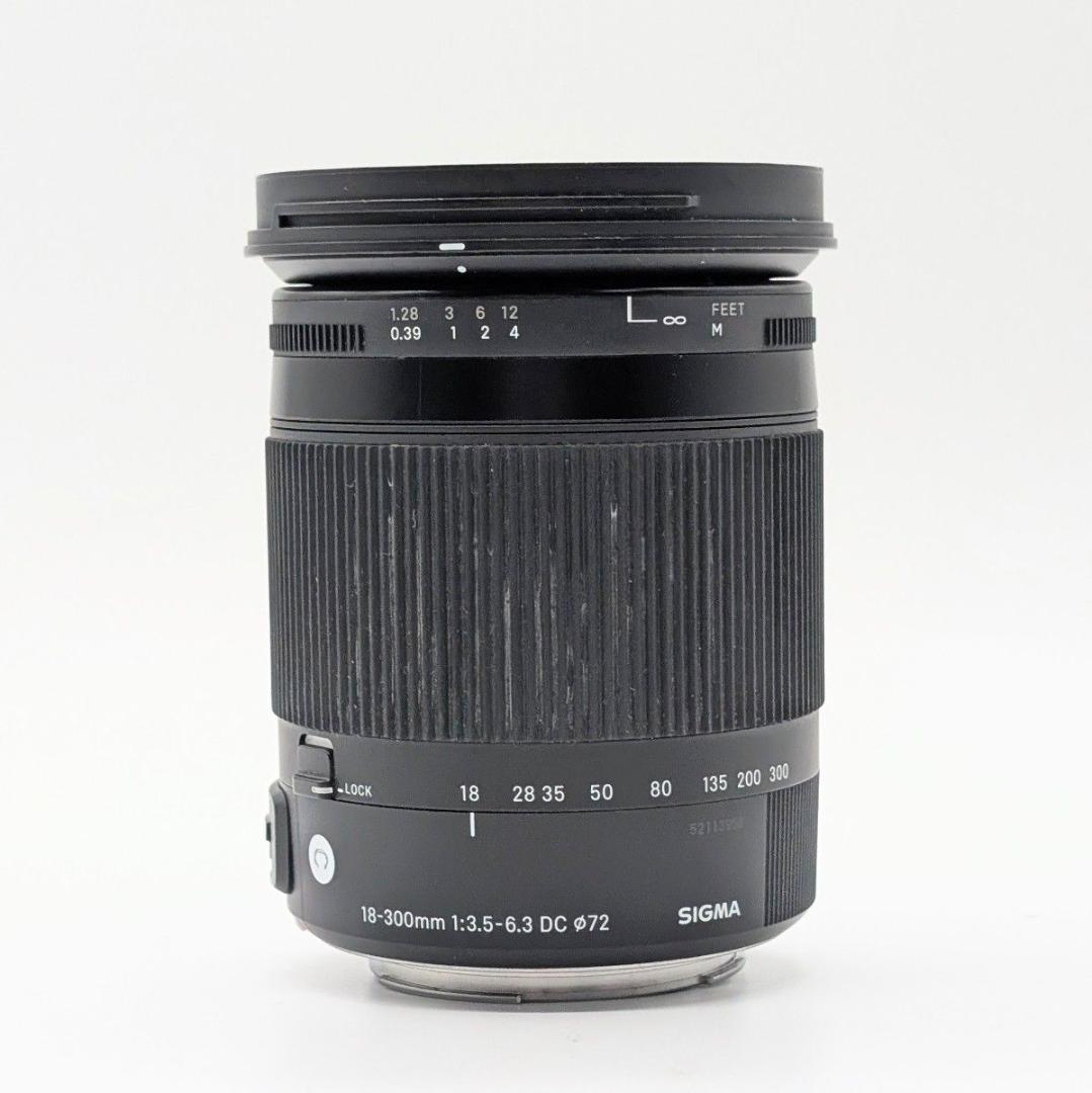 【美品】SIGMA 18-300mm F3.5-6.3 DC Canon用