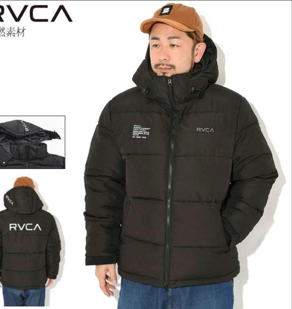 RVCA ダウンジャケット ブラック セール】RVCA メンズ RVCA PUFFER JACKET ジャケット/ルーカバックロゴ