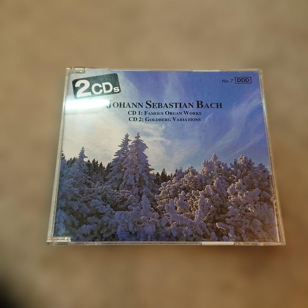 バッハ 有名なオルガン作品とゴルトベルク変奏曲 2枚組CD - メルカリ