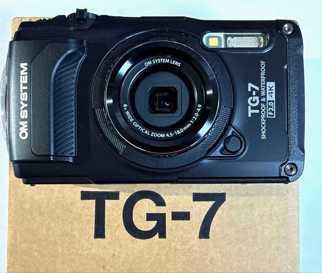 OM system TG-7 美品 おまけ多数 新品)OM SYSTEM（オーエムシステム） Tough TG-7 ブラック（商品ID