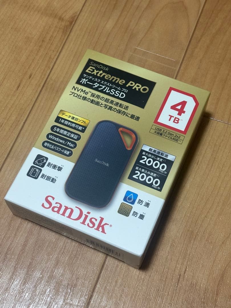 SanDisk Extreme PRO 4TB 外付けSSD 猫さん専用 Amazon.com: 4TB SanDisk Extreme PRO Portable SSD with USB4, Up to
