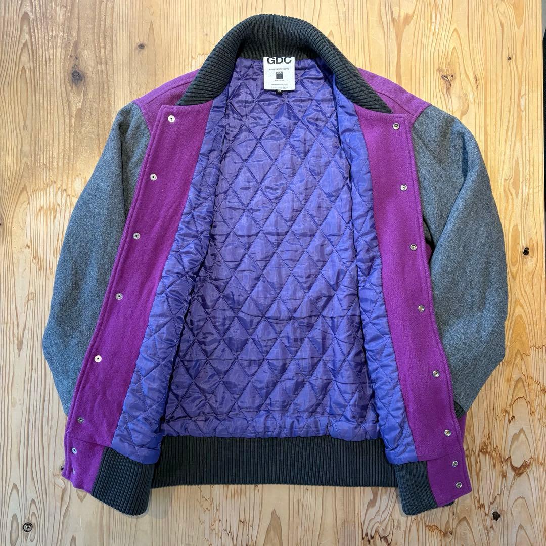 GDC 裏原 スタジャン グランドキャニオン 刺繍 M 紫 - メルカリ