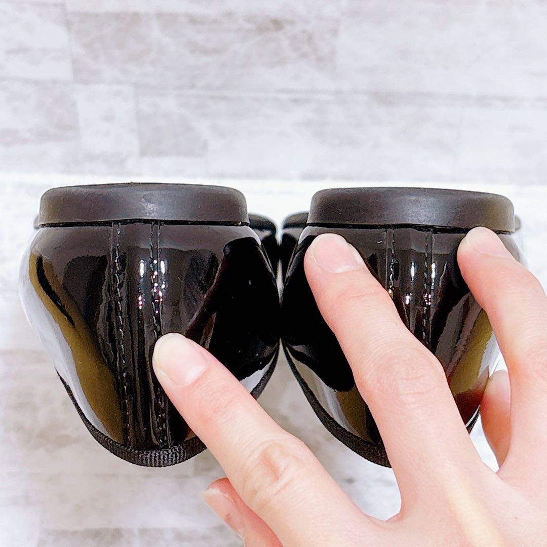 美品✨レペット JUNON バレエシューズ ラバーソール 裏張不要 25cm 黒