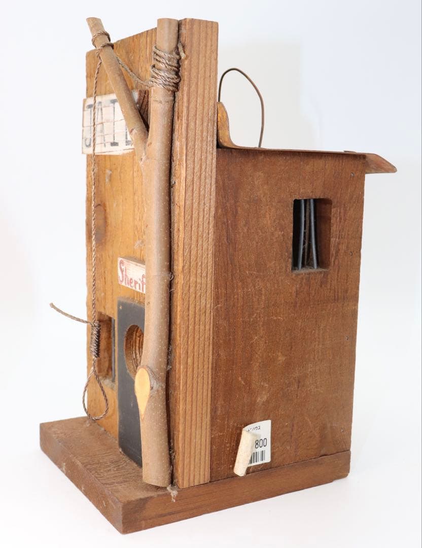 木製刑務所型バードハウス ノアの方舟額 ANGELのカントリードール3点セット