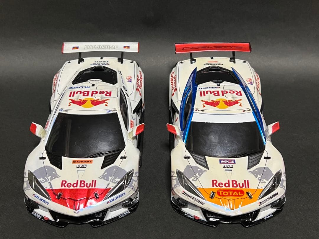 京商 ミニッツ コルベット c8-r ホワイトボディ自作塗装 使用品 2台