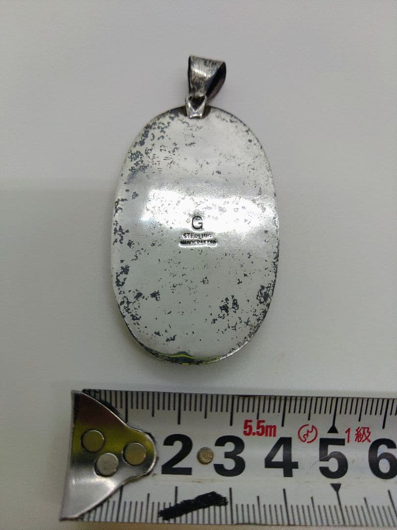 インディアンジュエリー インレイ シルバー ヘッド - メルカリ