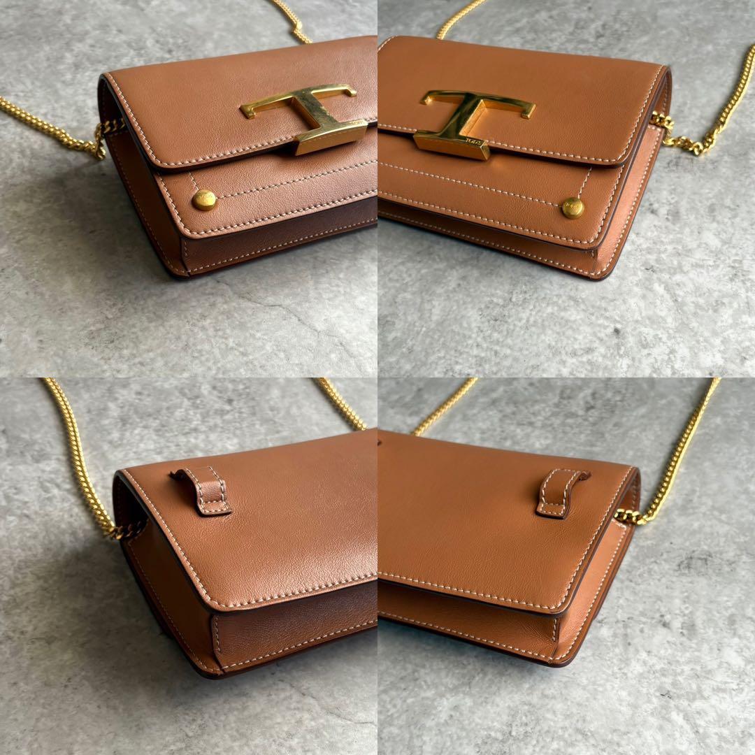 中古王様】TOD'S Tタイムレス 2way ショルダーバッグ ベルトバッグ