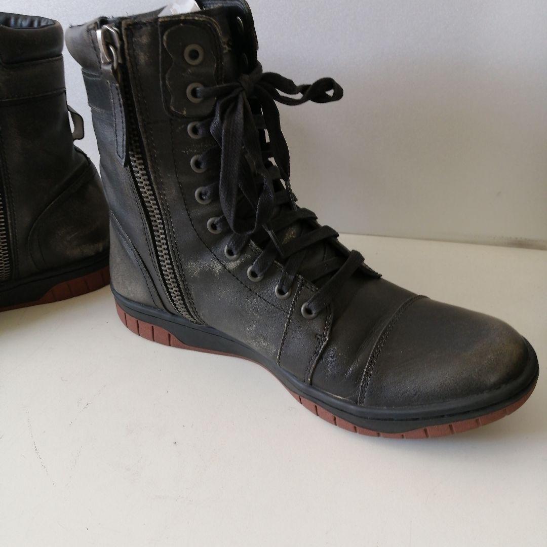 00s archive DIESEL leather boots y2k
