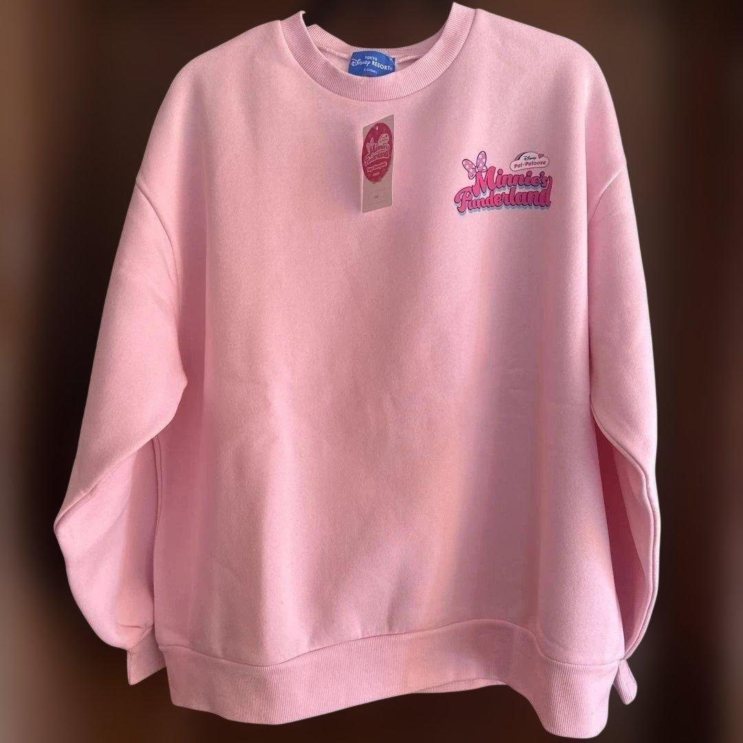 新品タグ付】ディズニーランドミニーのファンダーランド スウェットM-L