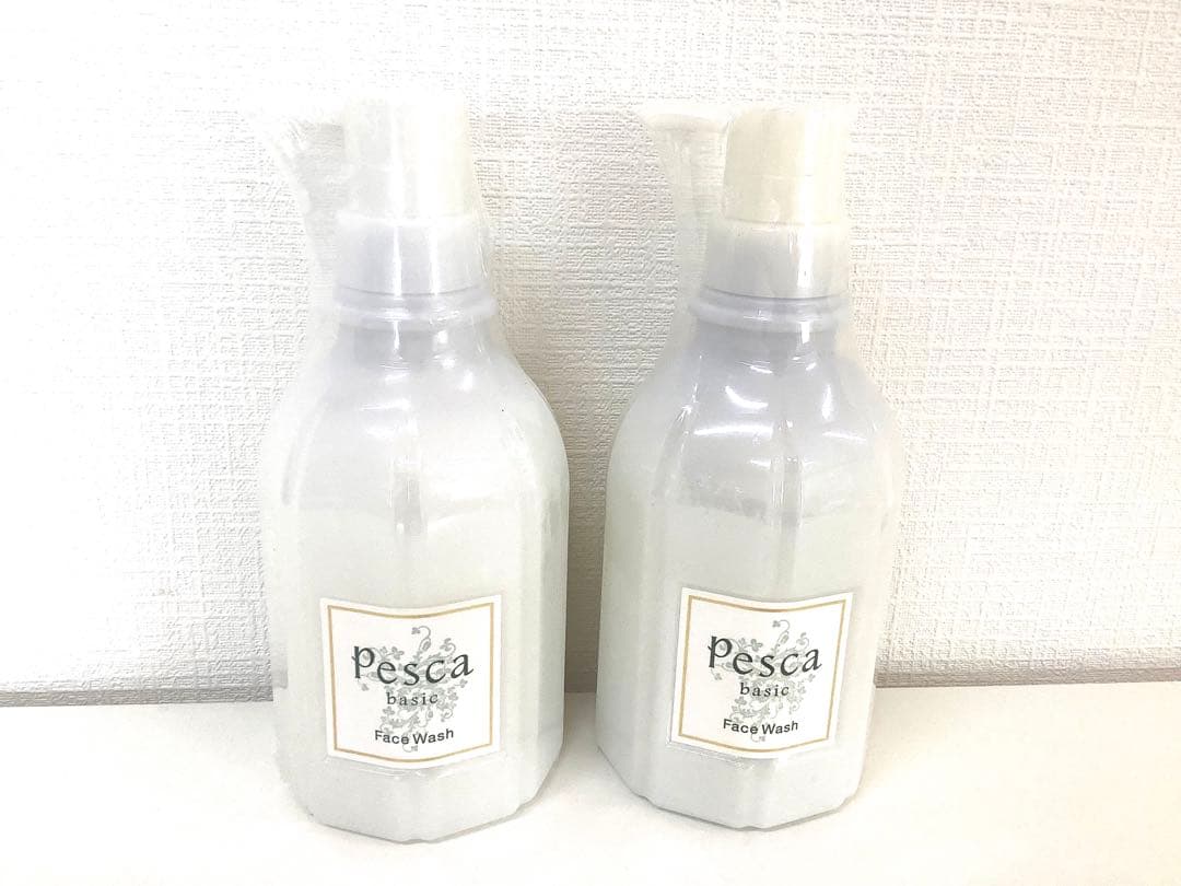 [z807]ペスカ フェイスウォッシュ 500ml 2本セット 試してみた】フェイスウォッシュ Pesca(ペスカ)の効果・肌質別の口コミ