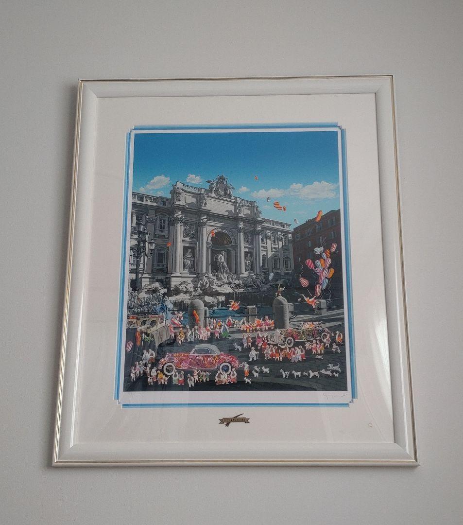 真作 保存状態◎ ヒロヤマガタ アースリーパラダイス イン ローマ 15号