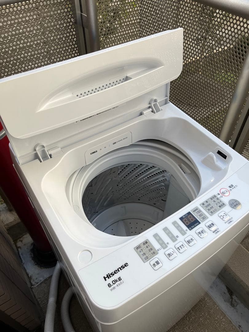 全自動電気洗濯機 6kg HW-K60J HW-K60J | ハイセンスジャパン株式会社