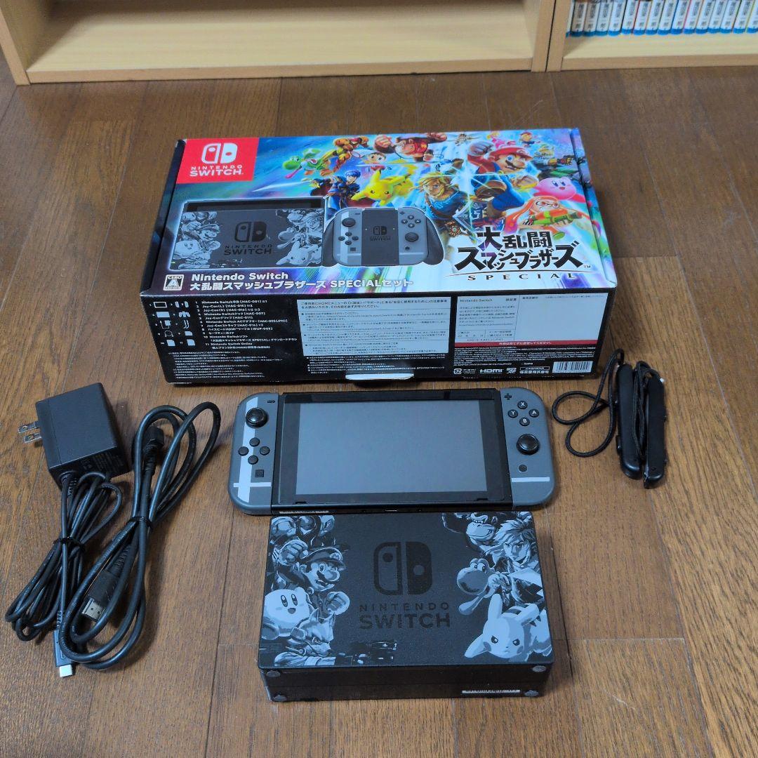 Nintendo Switch スマブラモデル ACアダプター付き 楽天市場】スマブラ セット switch（本体｜Nintendo Switch）：テレビ