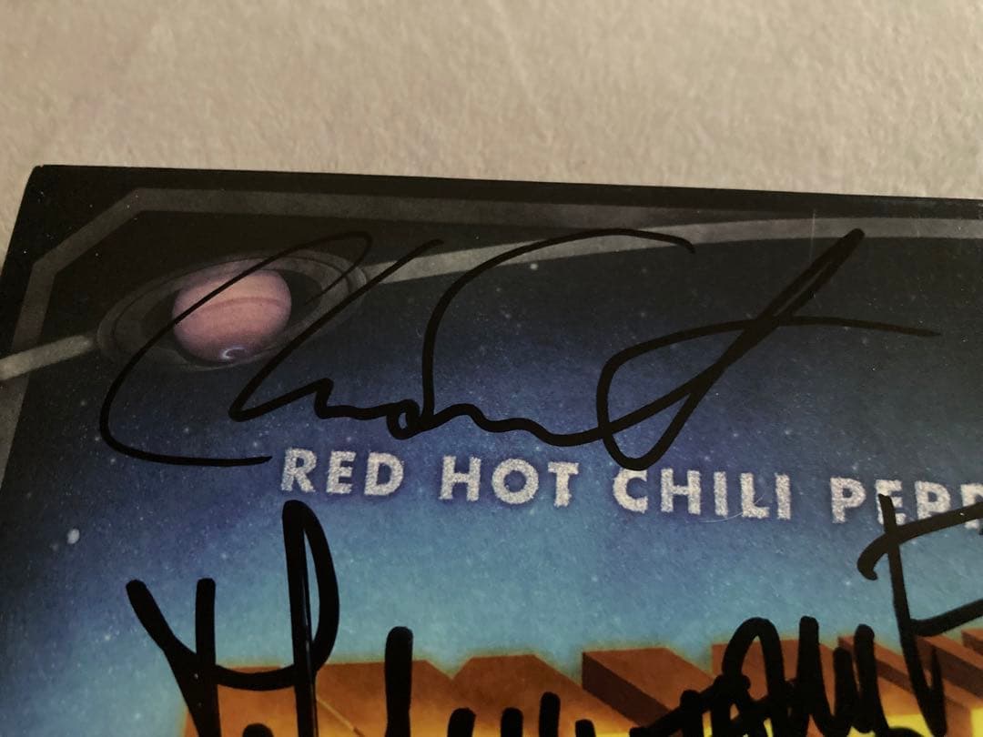 レア レッチリ 直筆 サイン CD red hot chili peppers - メルカリ