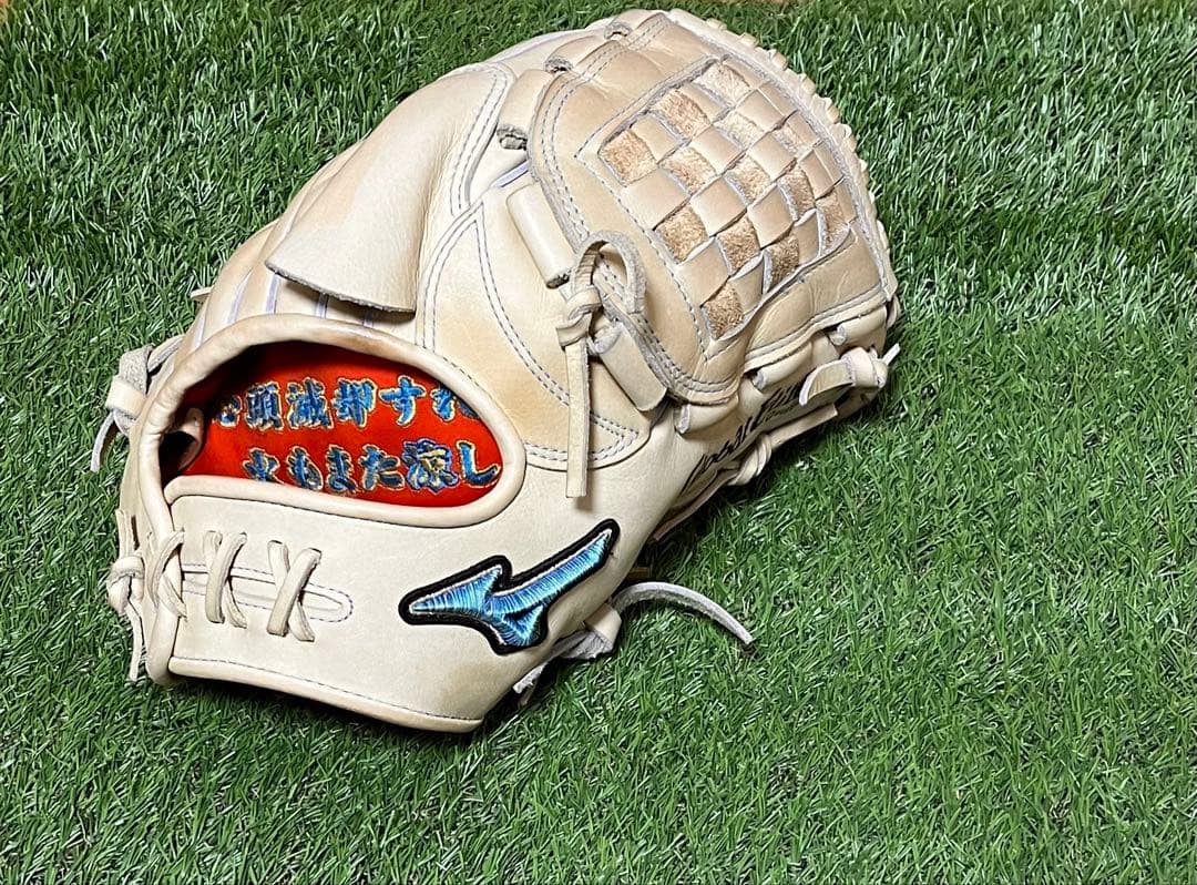 ミズノダイバーシティブルー硬式投手用グラブ ご*。様 ダイバーシティーブルー 投手用グローブ 限定品 ミズノプロ