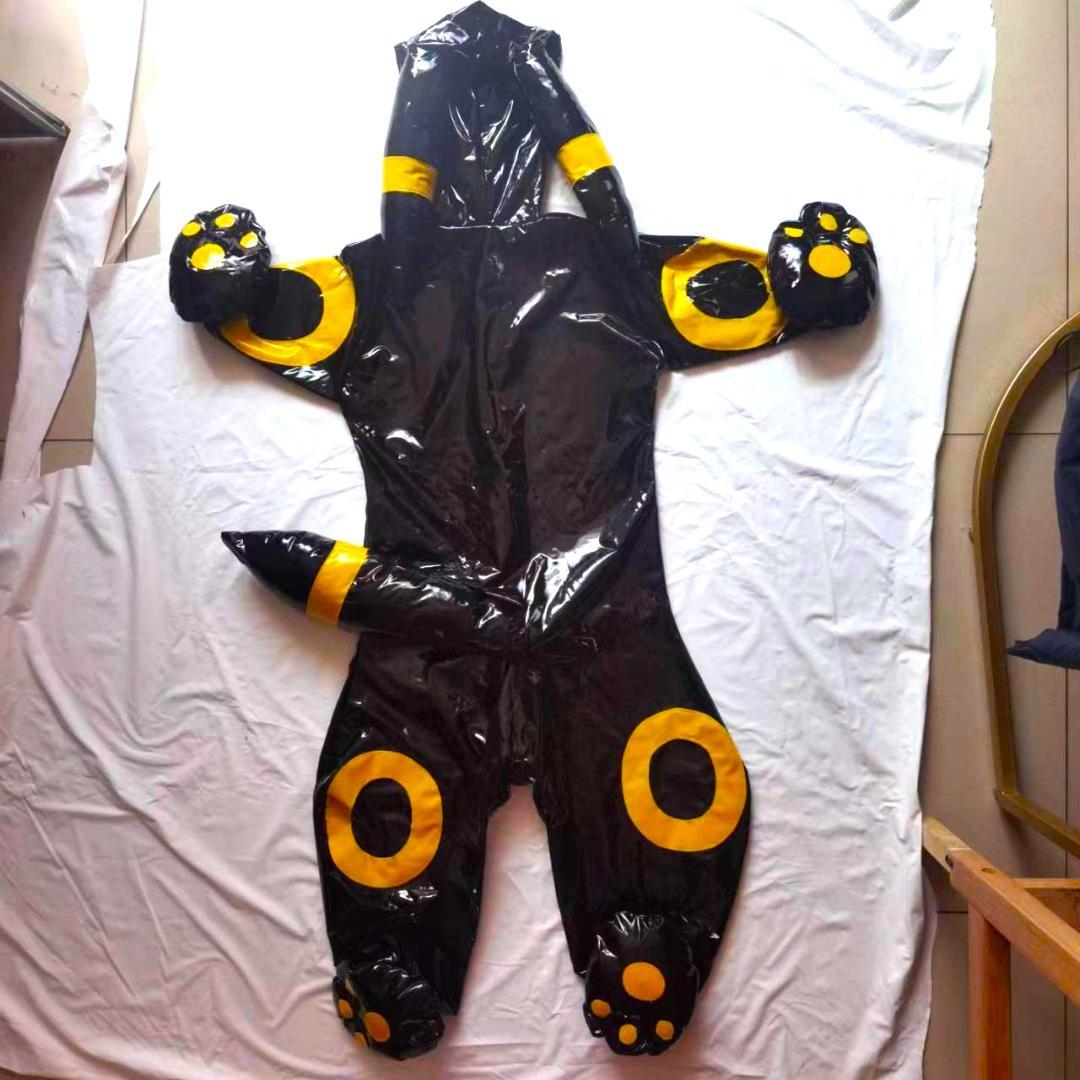 肉*王様 エナメル　ヒトイヌ　全身タイツ　ゼンタイ　着ぐるみ　面　ラテックス　ラ