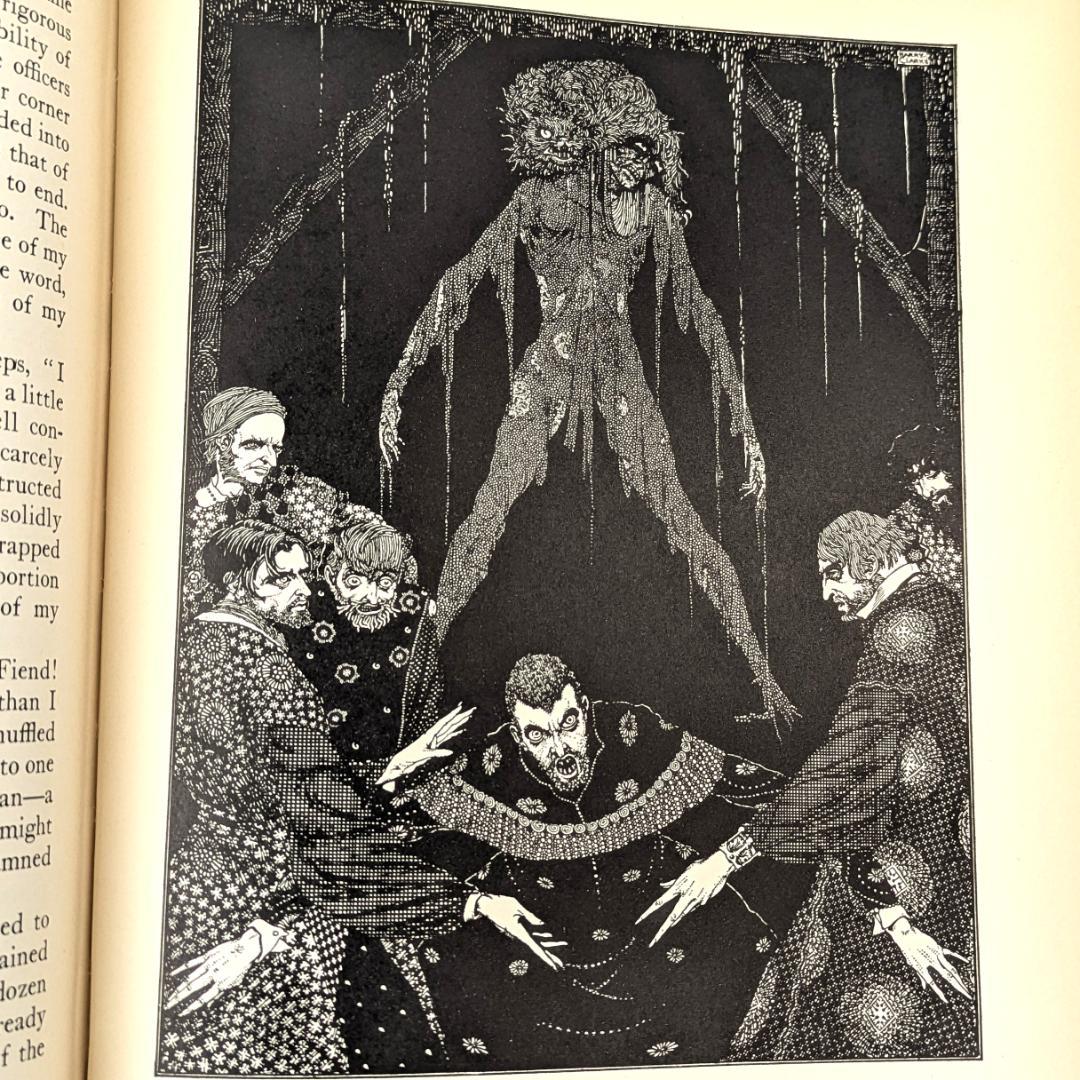 奇妙奇天烈 ハリー クラーク挿画本☆ポオ怪奇小説集 カラー図版総揃