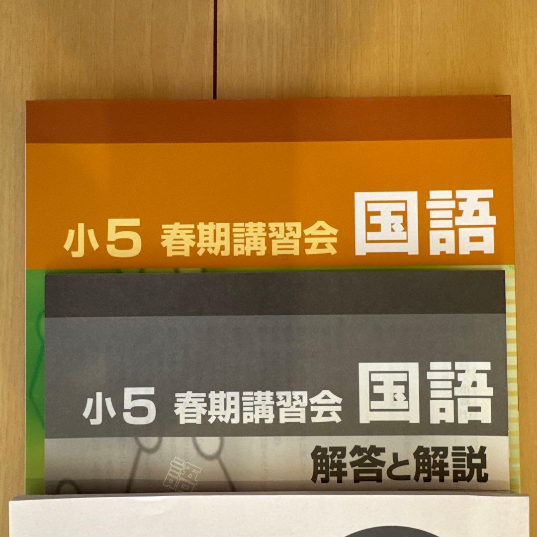 早稲田アカデミー】 小5 春期講習 早稲アカ上位校5年生 - メルカリ