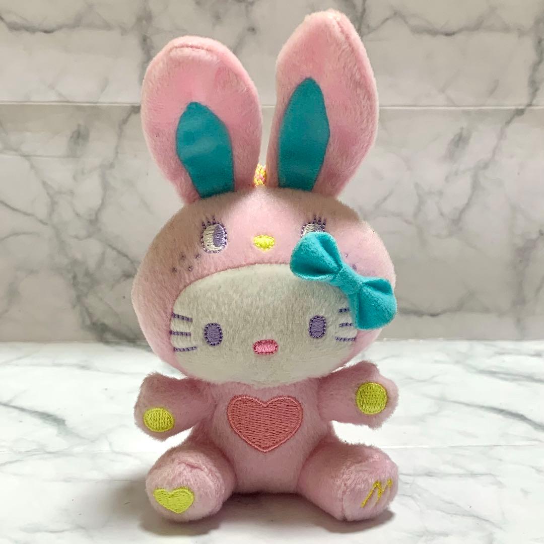 ハローキティ マクドナルド ぬいぐるみ ウサギ ピンク サンリオ キティ