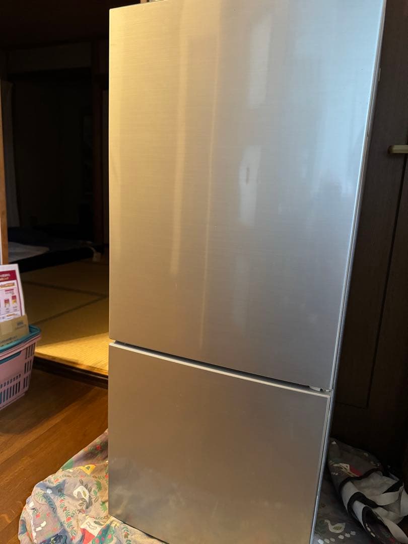 送料込み　シルバー 冷蔵庫 117リットル　一人暮らし MAXZEN（マクスゼン） 冷蔵庫 117L 一人暮らし 収納 小型 2ドア 新生活