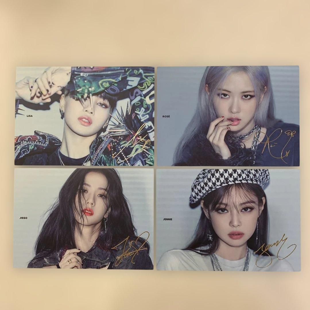 BLACKPINK サイン入りフォトカードセット - メルカリ
