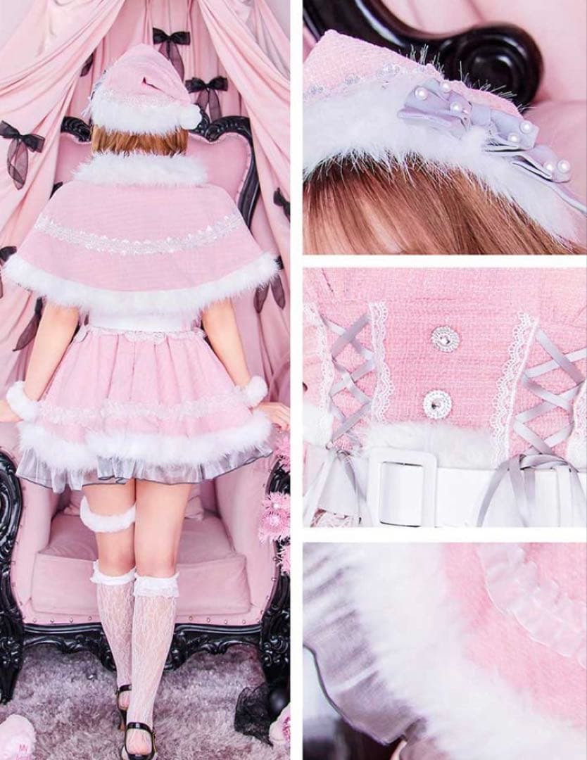 舞々悪魔×Malymoon】アイスベリーツイードスノーサンタ - メルカリ