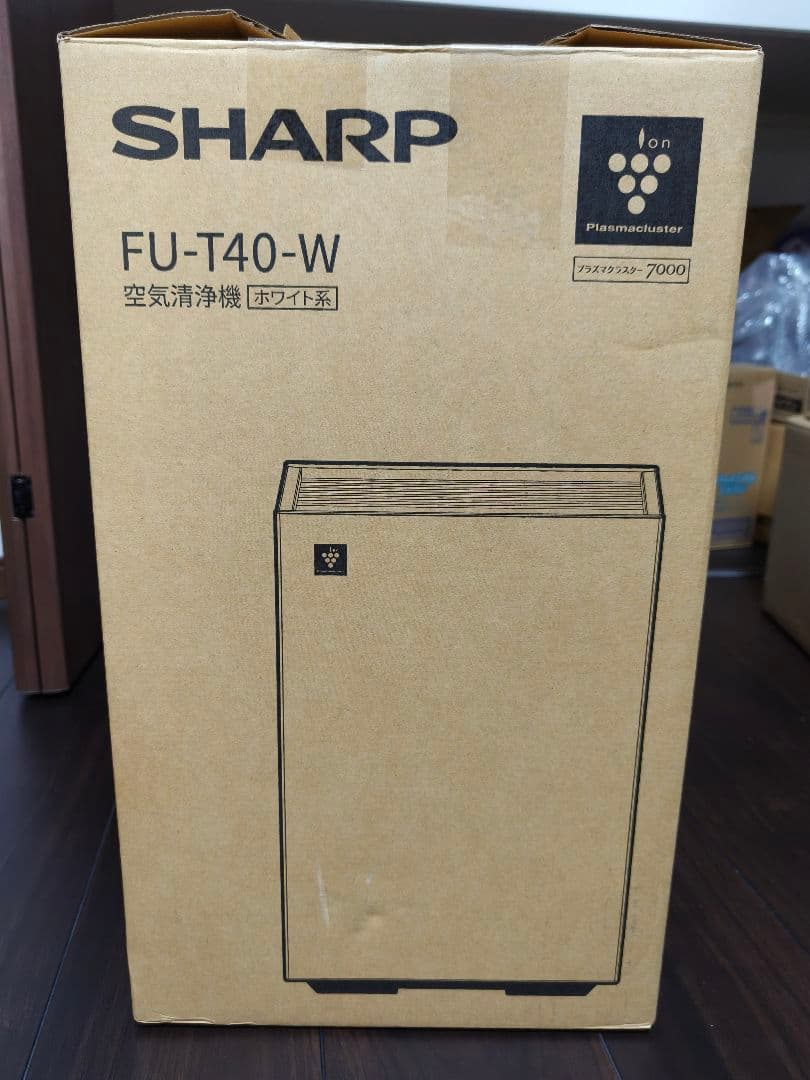 SHARP FU-T40-W 空気清浄機　シャープ　プラズマクラスター Amazon.co.jp: シャープ 空気清浄機 FU-T40-W プラズマクラスター 7000