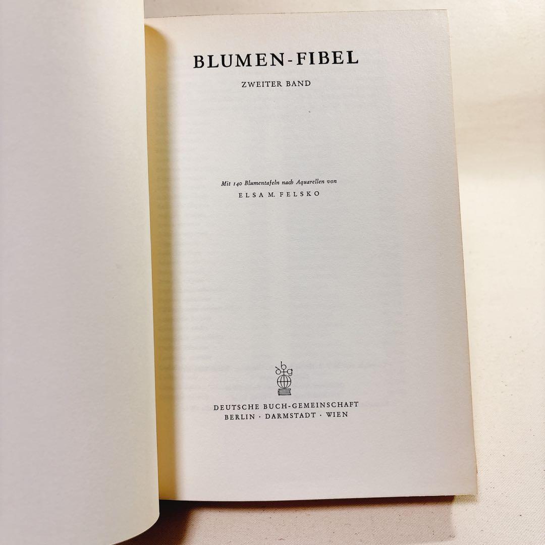 美しい植物画 Elsa Felsko 植物図鑑2冊 Blumen 洋書 すずらん - メルカリ