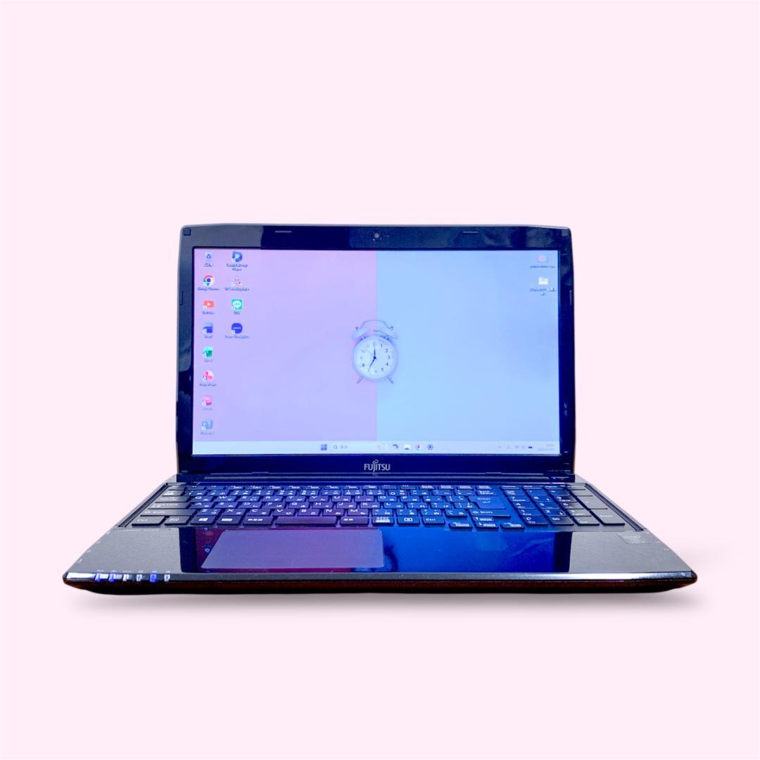 オフィス2021✨届いてすぐ使える富士通ノートパソコン 快適SSD Win11