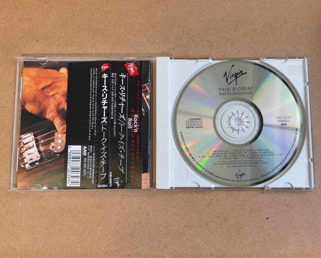 キース・リチャーズ『トーク・イズ・チープ』CD☆ローリング