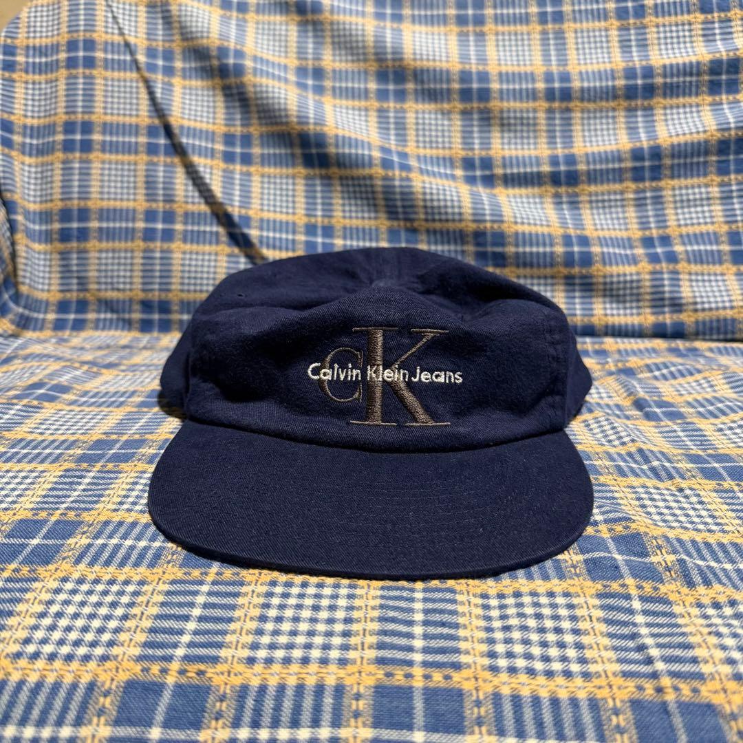 帽子 Kns 90s   vintage navy cap Vintage Navy US Naval Academy Script Snapback Hat Cap Blue Made In