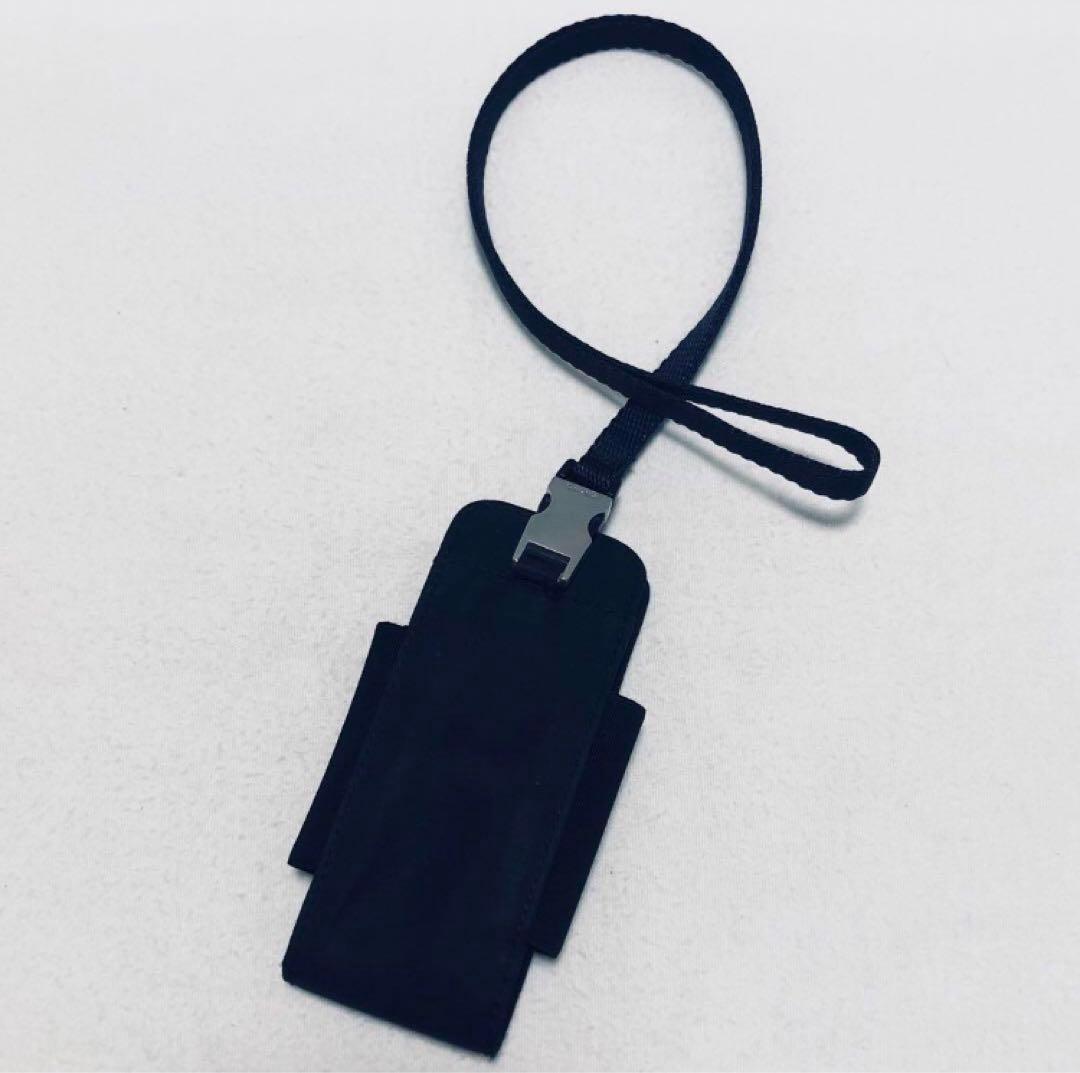 良品 PRADA プラダ モバイルホルダ－ iQOSケース アイコス ブラック
