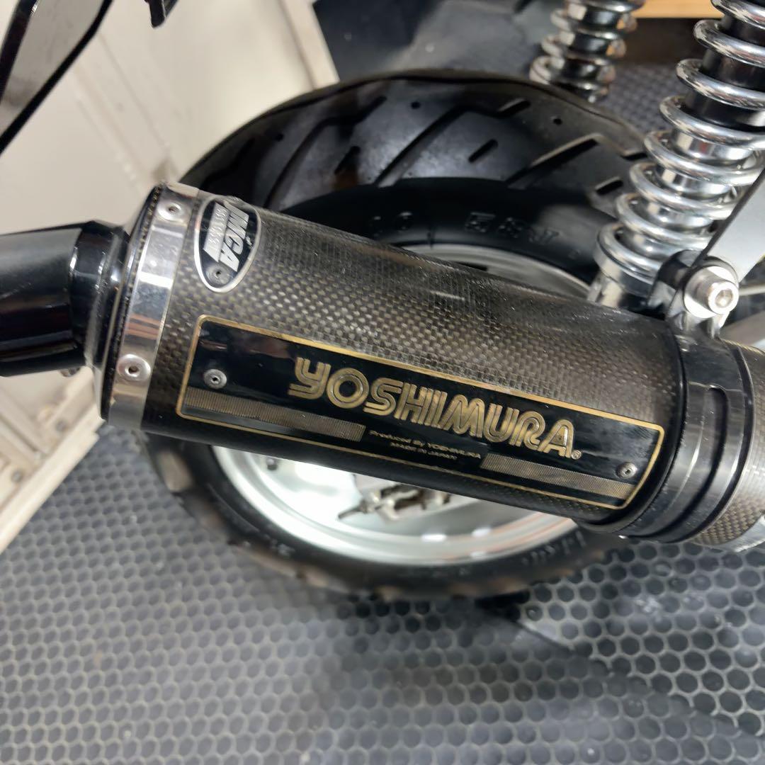 モンキー ヨシムラ ブラックサイクロン マフラー カーボン Z50J AB27