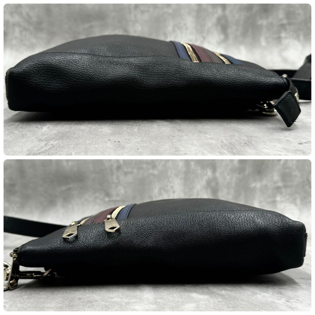 ポールスミス 2way ショルダーバッグ サコッシュ マルチストライプ